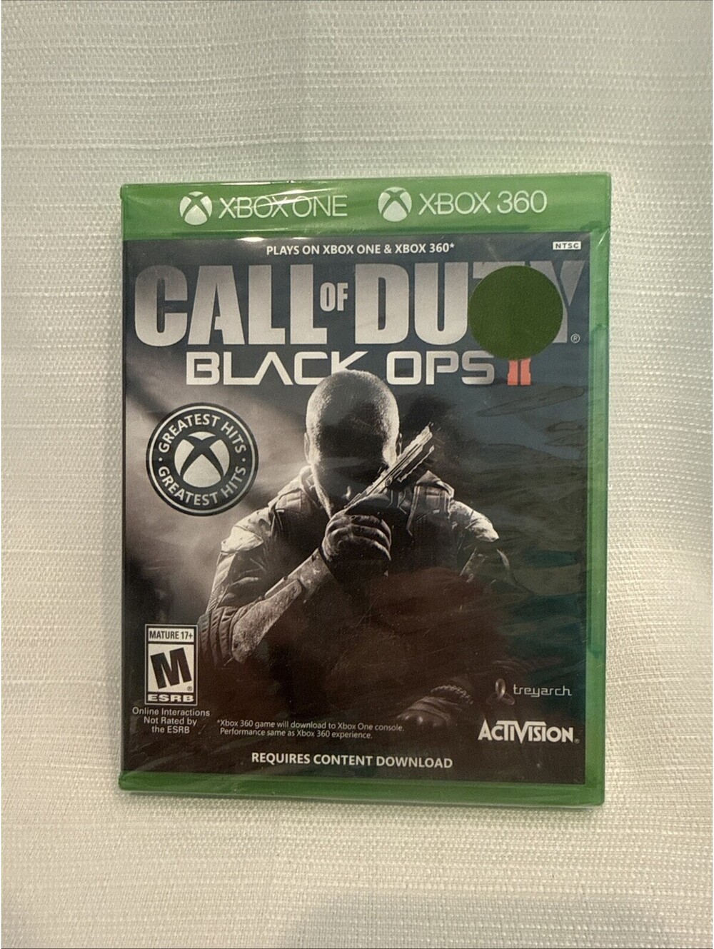 Call of Duty Black Ops II 2 Rare Dual Case Xbox One & Xbox 360 SEALED